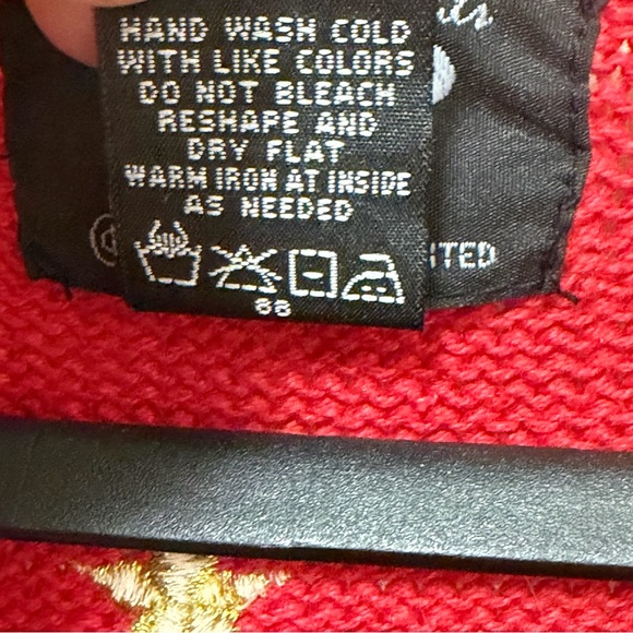 Vtg Original Studio Joy Festive Woman's Ugly Christmas Tree Cardigan Sweater L - Picture 6 of 11